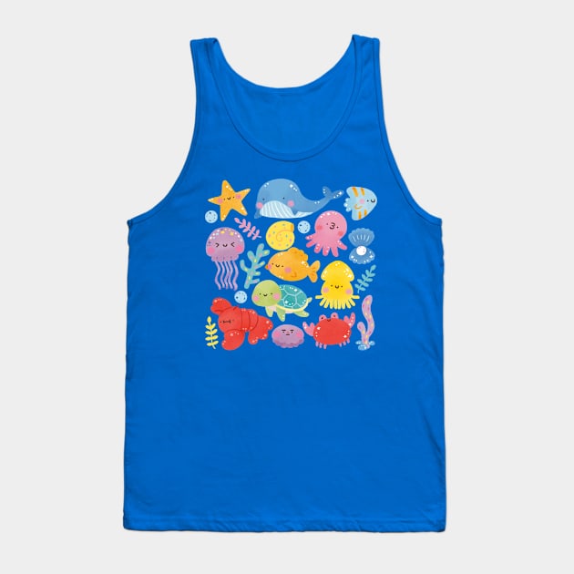 Under the sea Tank Top by Figberrytea